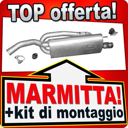 Silenziatore posteriore fiat - silenziatore,